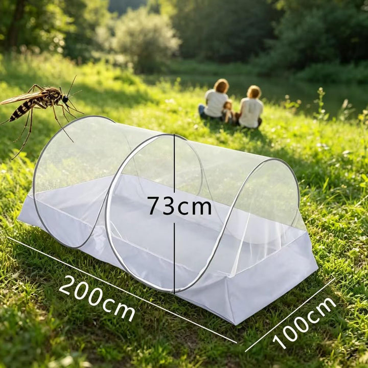Moskitonetz Pop Up 200 x 100 x 73 cm, Faltbares Moskitonetz, für Reisen, Zuhause,Outdoor Campin Bequ