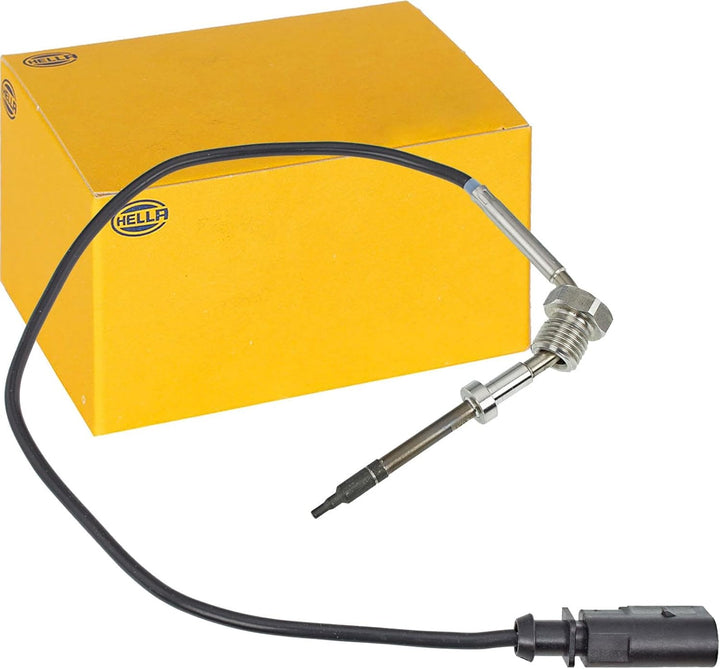 HELLA 6PT 014 494-241 Sensor, Abgastemperatur - 2-polig - geschraubt - Kabel: 350mm