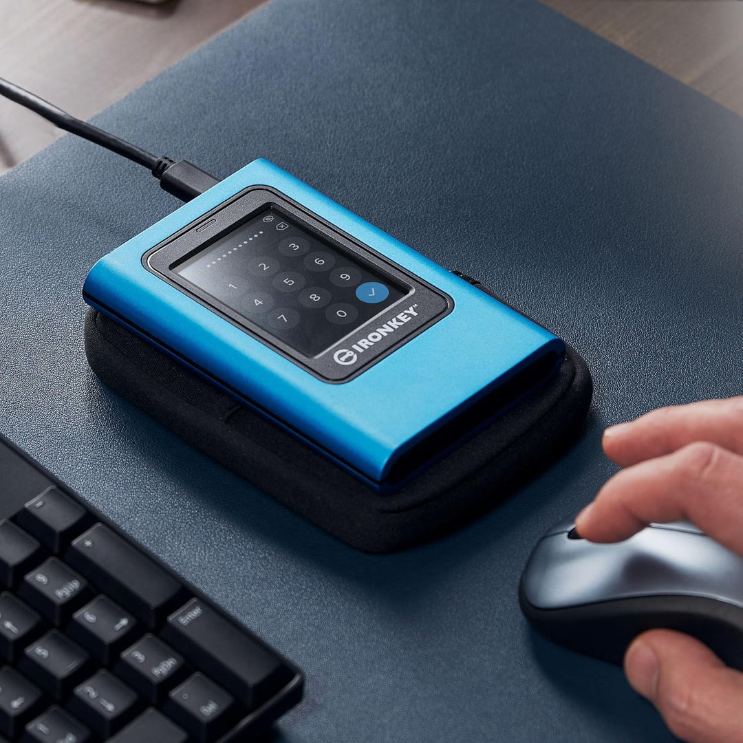 Kingston IronKey Vault Privacy 80 Externe SSD - FIPS 197-zertifiziert und XTS-AES 256-Bit-verschlüss