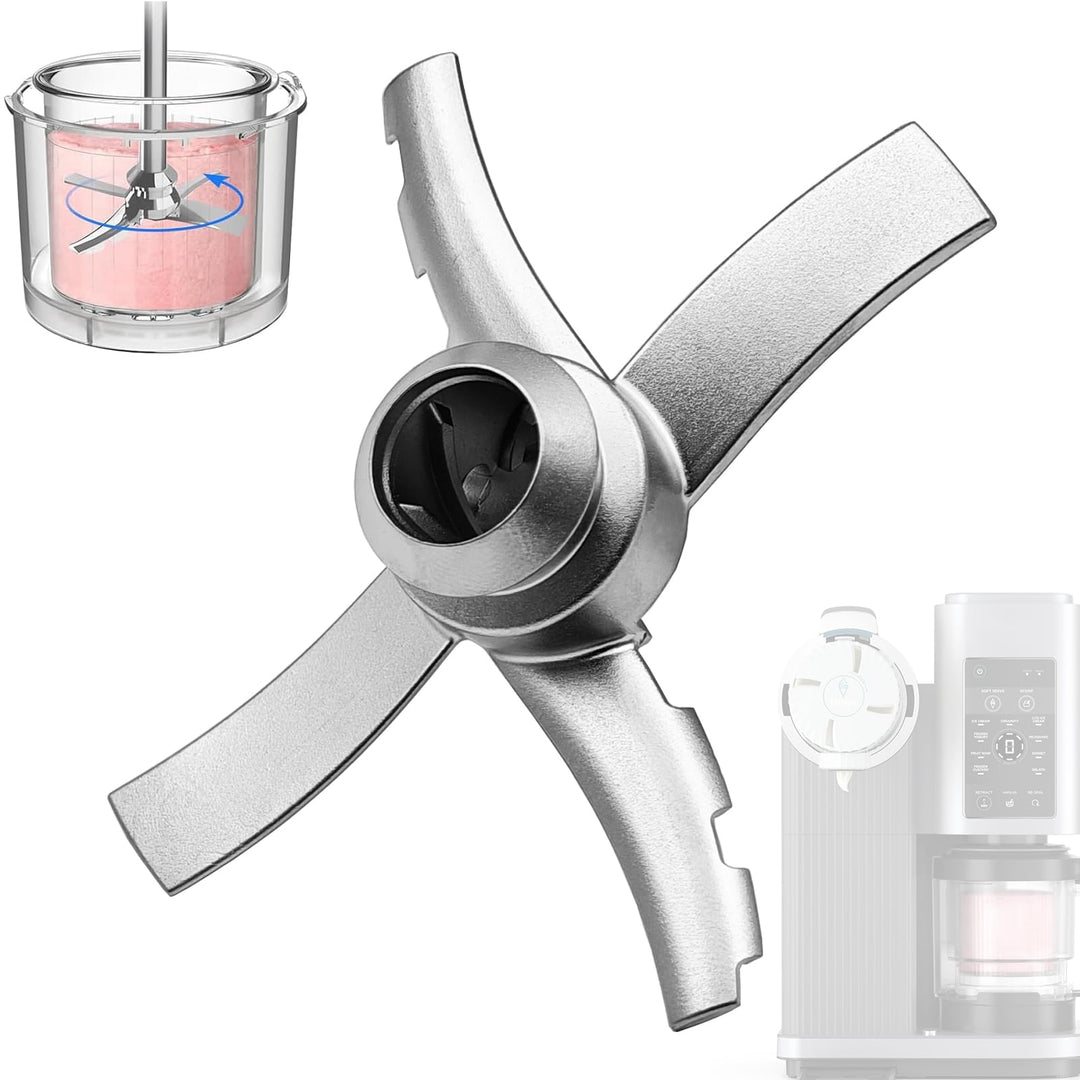 Ersatz-Paddel Klinge Kompatibel mit Ninja CREAMi Scoop & Swirl Eismaschine NC701EU NC700 NC701 NC701