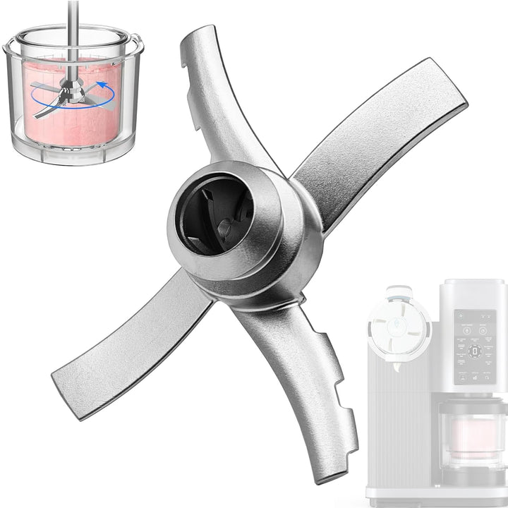 Ersatz-Paddel Klinge Kompatibel mit Ninja CREAMi Scoop & Swirl Eismaschine NC701EU NC700 NC701 NC701