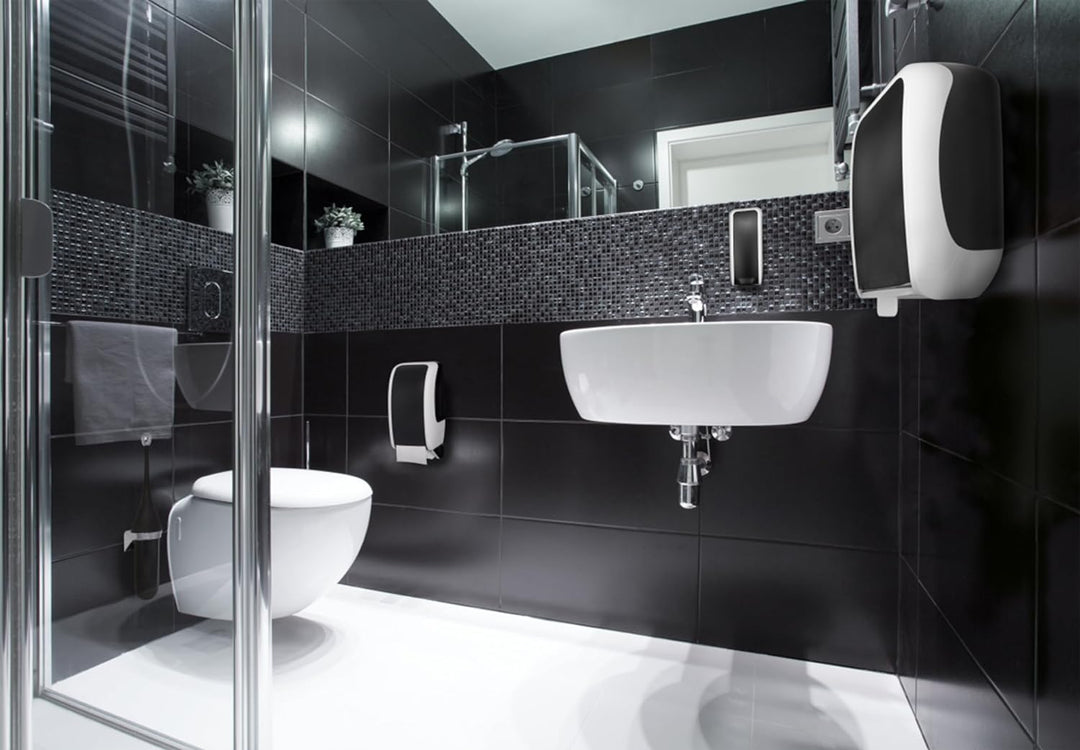 Blanc HYGIENIC Abfallbehälter Premium BIN – Mülleimer mit abnehmbarem Deckel, Abfalleimer 45 Liter,