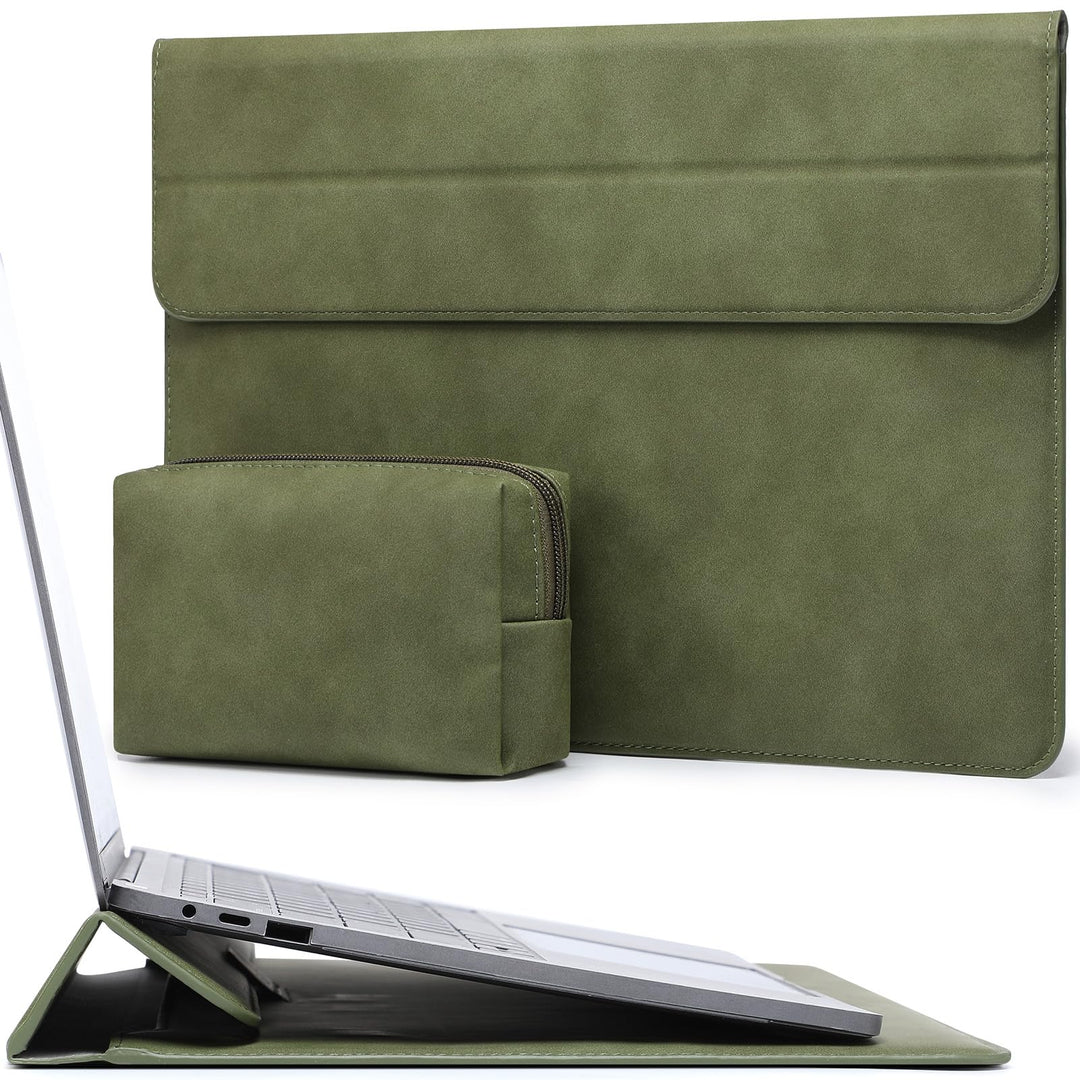 HYZUO 13 Zoll Laptop Hülle mit Standfunktion für 2026-2018 MacBook Air 13 M5 M4 M3 M2 M1, 2026 13" M