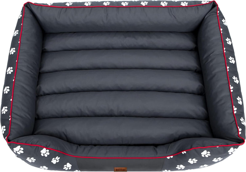 Hobbydog PRELSZ2 Hundebett Hundesofa Hundekorb Tierbett Prestige mit Pfoten, Grösse XL, 85 x 65 cm,