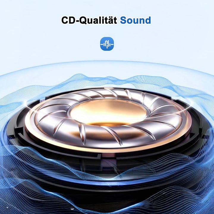 Funkklingel 58 Melodien auf 5 Stufen Volumes mit LED Anzeige（ 2 Empfänger und 2 Sender） Schwarza12,