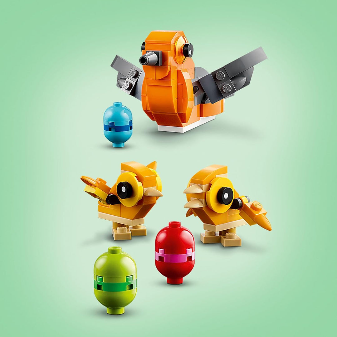 LEGO Creator Vogelnest Set, Spielzeug zum Bauen für Kinder ab 9 Jahren, Mädchen und Jungen, mit 3 Sp