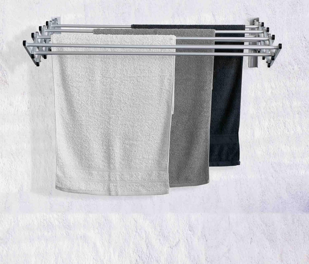 Duett Wäscheleine ausziehbar 998158, 120 cm, 100% Aluminium