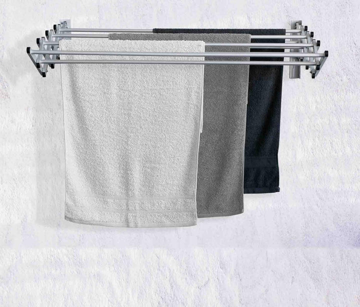 Duett Wäscheleine ausziehbar 998158, 120 cm, 100% Aluminium