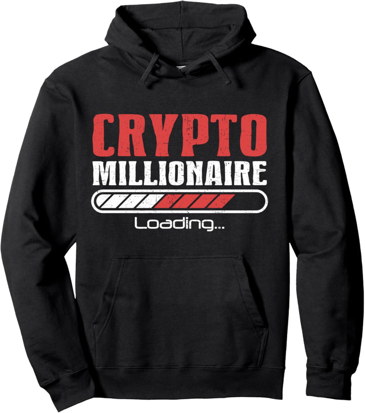 Krypto Millionär Lustig Bitcoin Krypto Kryptowährung Pullover Hoodie