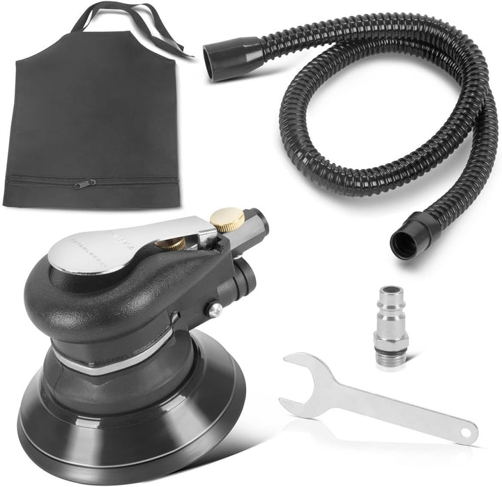 STAHLWERK Druckluft Exzenterschleifer DES-125 ST | Druckluftschleifer mit 125mm Schleifteller| Polie