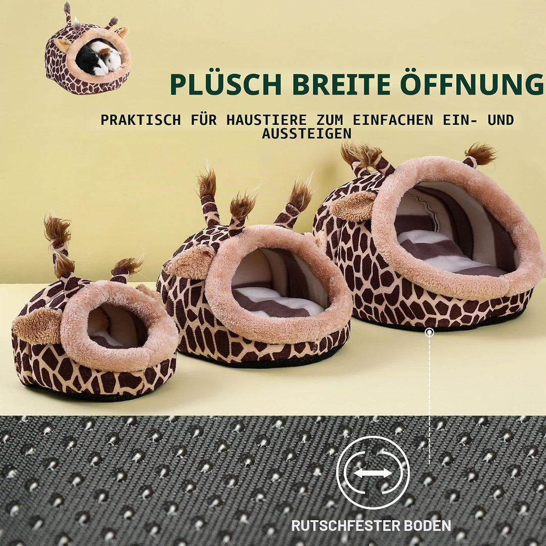 JanYoo Kleintierhöhle für Chinchilla, Igel, Meerschweinchen, Käfigzubehör, Spielzeug, für Bartagame,