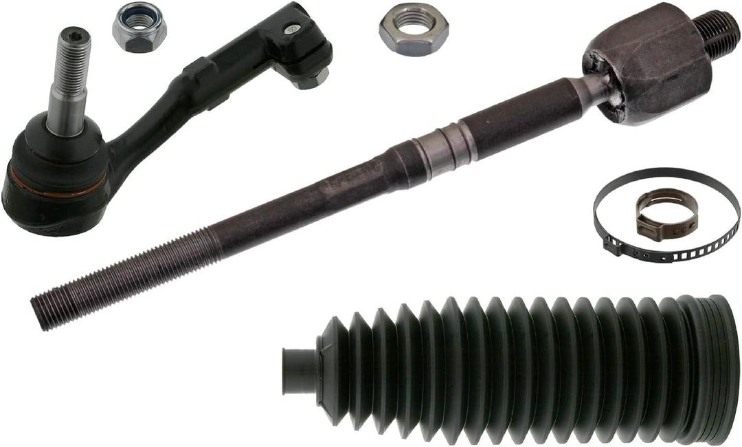 febi bilstein 40515 Spurstange mit Endstück, Manschette und Anbaumaterial , 1 Stück Vorderachse link