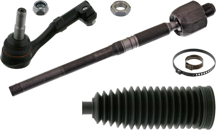 febi bilstein 40515 Spurstange mit Endstück, Manschette und Anbaumaterial , 1 Stück Vorderachse link