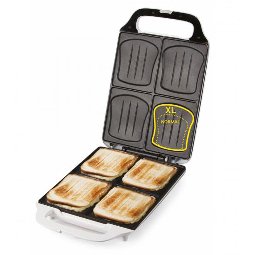 XXL Familien-Sandwich-Toaster DOMO DO9064C Sandwichmaker für 4 Sandwiches in