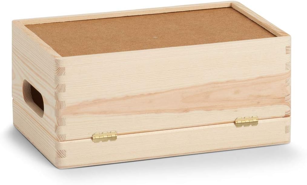 Zeller 13150 Allzweckkiste mit Deckel, Nadelholz 30 x 20 x 15 cm Sonstige ca. 30 x 20 x 14 cm, Sonst