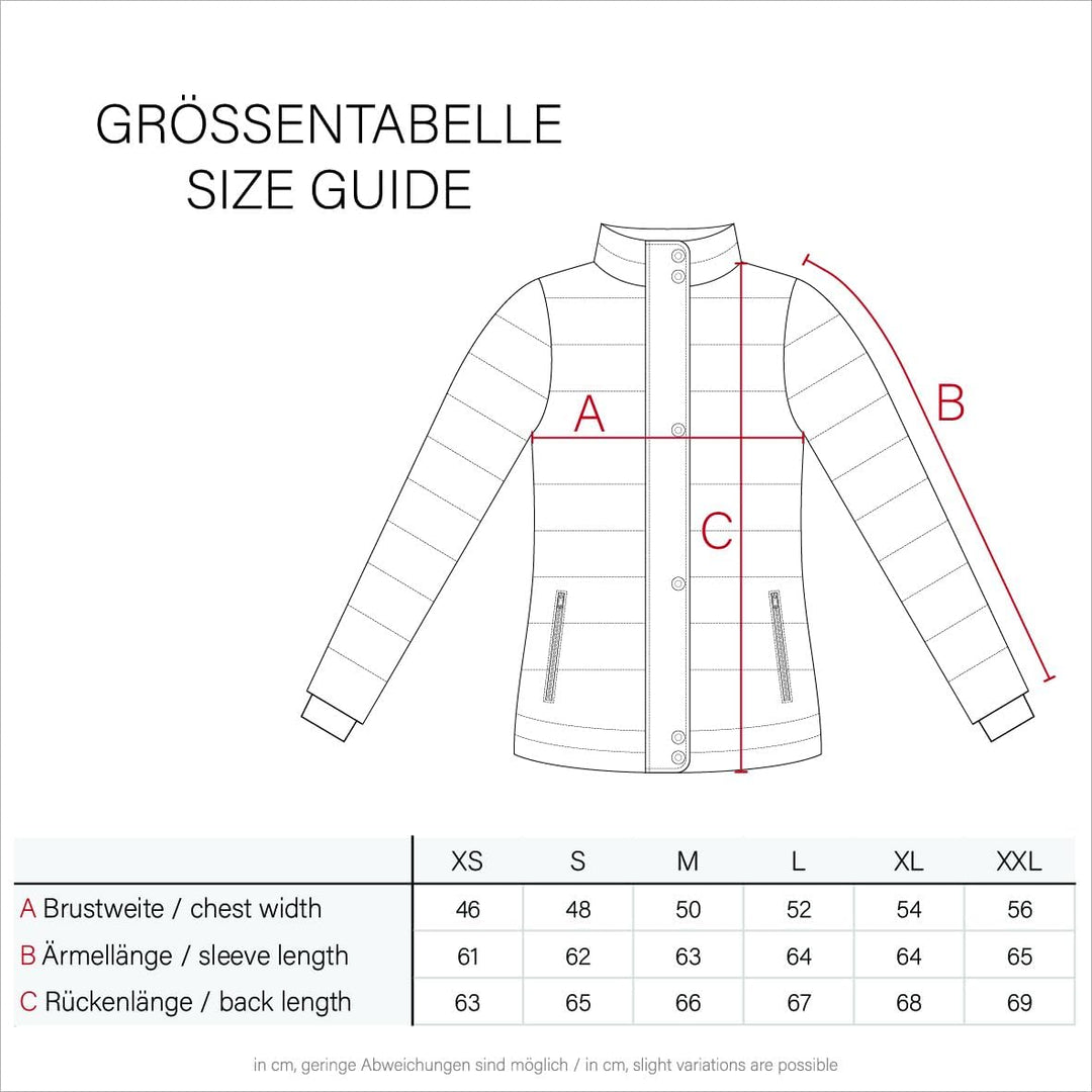 Navahoo Designer Damen Winter Jacke Steppjacke Winterjacke Stepp gesteppt B844 S Schwarz, S Schwarz