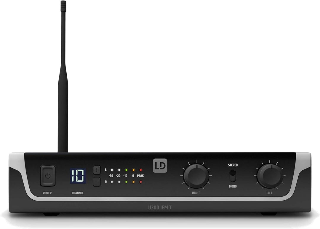 LD Systems U308 IEM HP - In-Ear Monitoring-System mit Ohrhörern - 863-865 MHz + 823-832 MHz 863 - 86