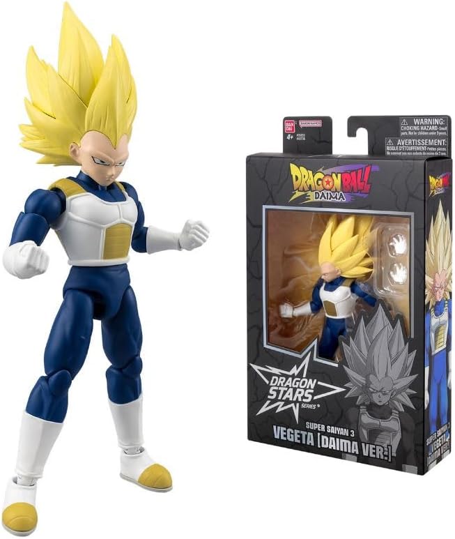 Action figure Dragon Stars da 17 cm - BANDAI - Dragon Ball Daima - Super Saiyan 3 Vegeta - Vegeta SS