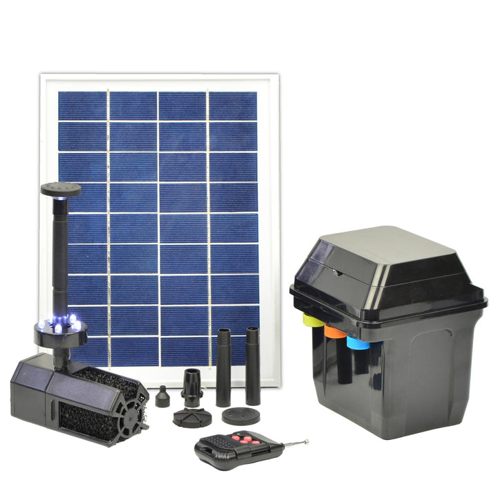 Innovative Solar Teichpumpe Solar Springbrunnen Solar Wasserspiel Solar-Teichpumpen-Set für den Gart