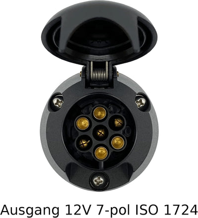 SAMETRUCK Spannungswandler Adapter 7 pol LKW 24V 12V Anhänger Can Bus Spannungsreduzierer