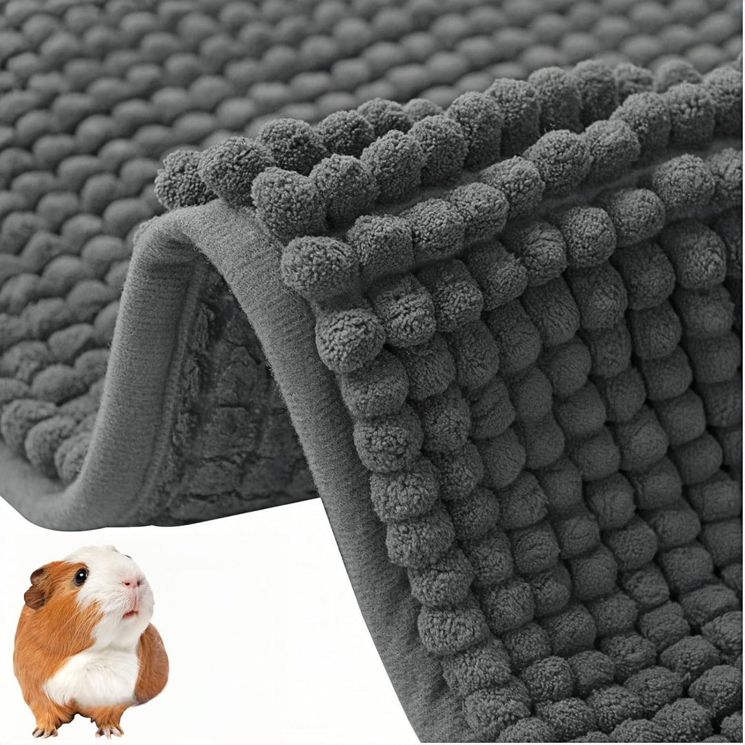 2 Stück Meerschweinchen Unterlage 60×40cm mit Waschbeutel – Waschbare Käfigeinlage & Käfigmatte für