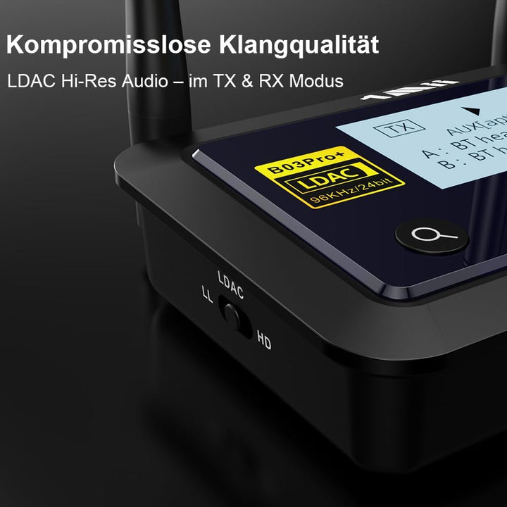 1Mii B03 Bluetooth Sender Empfänger 3 in 1 Adapter für TV… Large-5, Large-5
