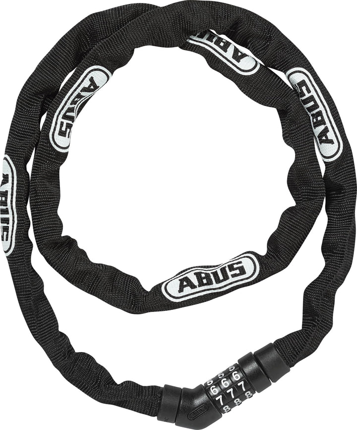 ABUS Kettenschloss Steel-O-Chain 4804C – Zahlenschloss aus Spezialstahl – ABUS-Sicherheitslevel 3 Sc