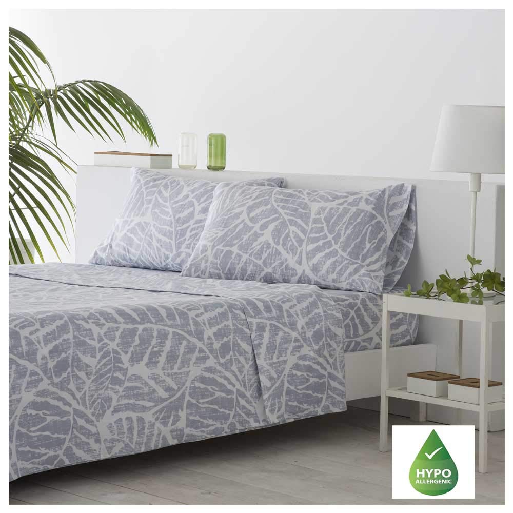 Cotton Artean Bettwäsche-Set Artedo, 105 x 190/200 cm Hypoallergen. Cama 105 X 190/200 Grau, Cama 10