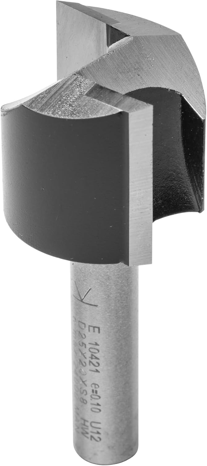 ENT 10421 Nutfräser HW, Schaft (S) 8 mm, Durchmesser (D) 25 mm, NL 20 mm, SL 32 mm, GL 52 mm D=25 /