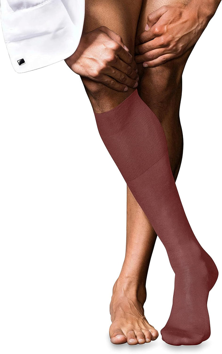 FALKE Kniestrümpfe No. 9 Baumwolle Herren schwarz blau viele weitere Farben verstärkte Kniesocken oh