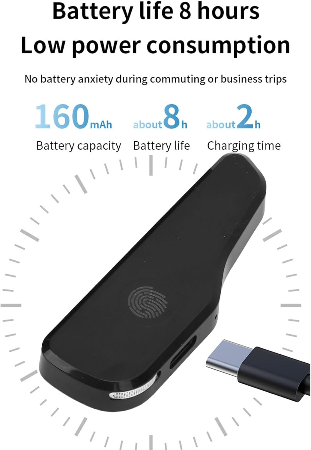 Fockety Externe Brille -Kopfhörer, Open-Ear-Sound-Wireless-Headset mit 5.3-Chip, Vibrations-Soundübe
