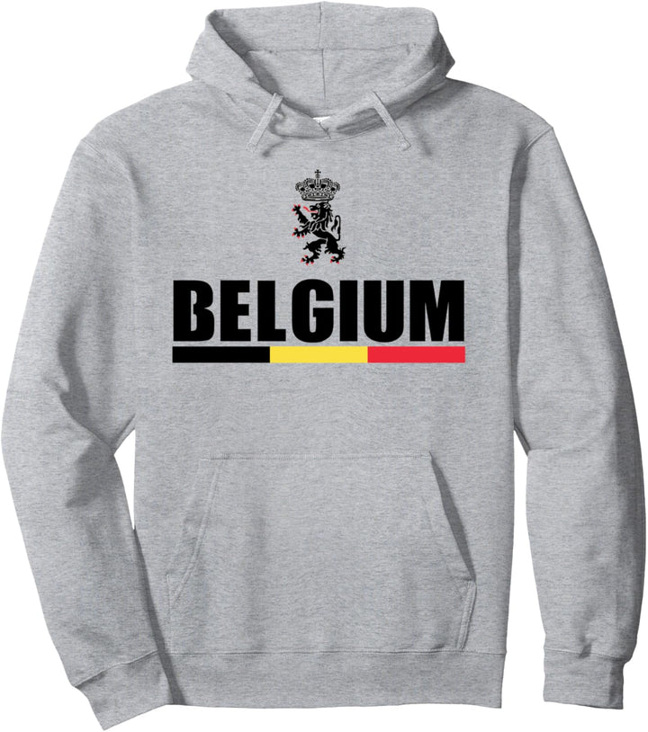 Belgium Voetbal Souvenir Graphic Belgian Lion Nederlands Pullover Hoodie