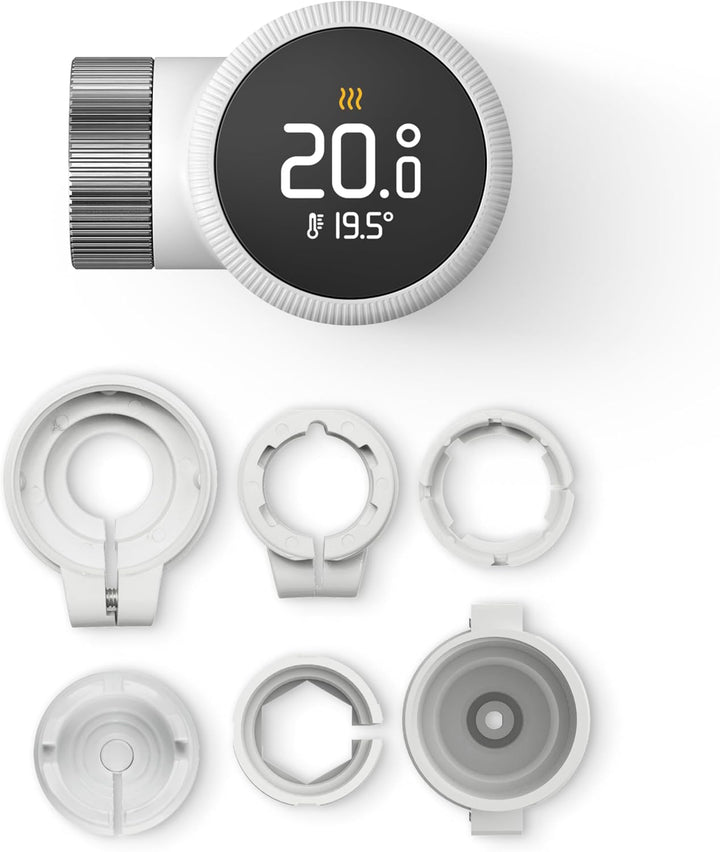 tado° Smartes Heizkörperthermostat X, Heizungssteuerung per App und Smart Speaker (Alexa, Siri, Goog