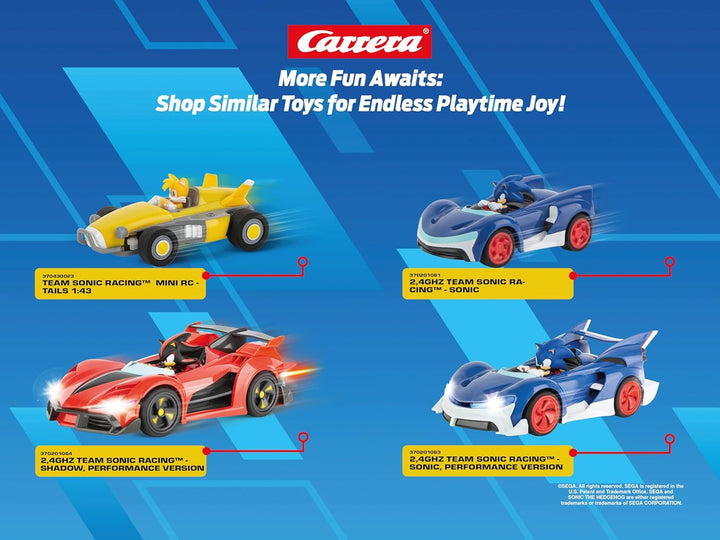 Carrera - 370430022 - Team Sonic Racing Mini RC - Sonic 1:43