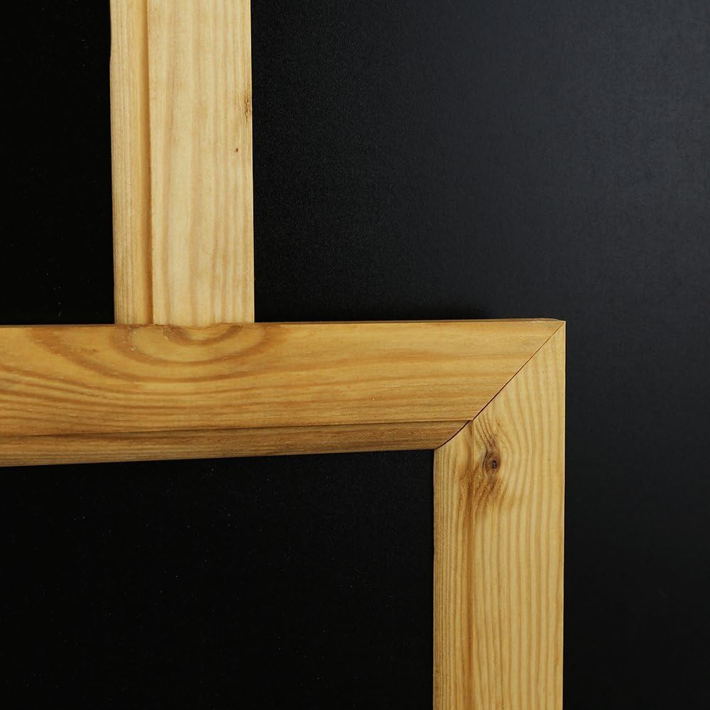 Chalkboards UK Gerahmte Tafel, Holz, Schwarz, A2, 625 x 450 mm A2 (62.4 x 45 x 1.5 cm), A2 (62.4 x 4