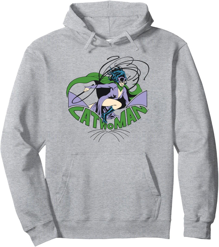 Batman Catwoman and Logo Pullover Hoodie