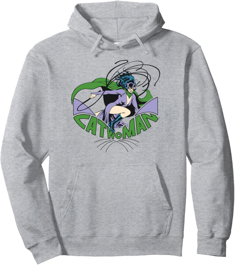 Batman Catwoman and Logo Pullover Hoodie