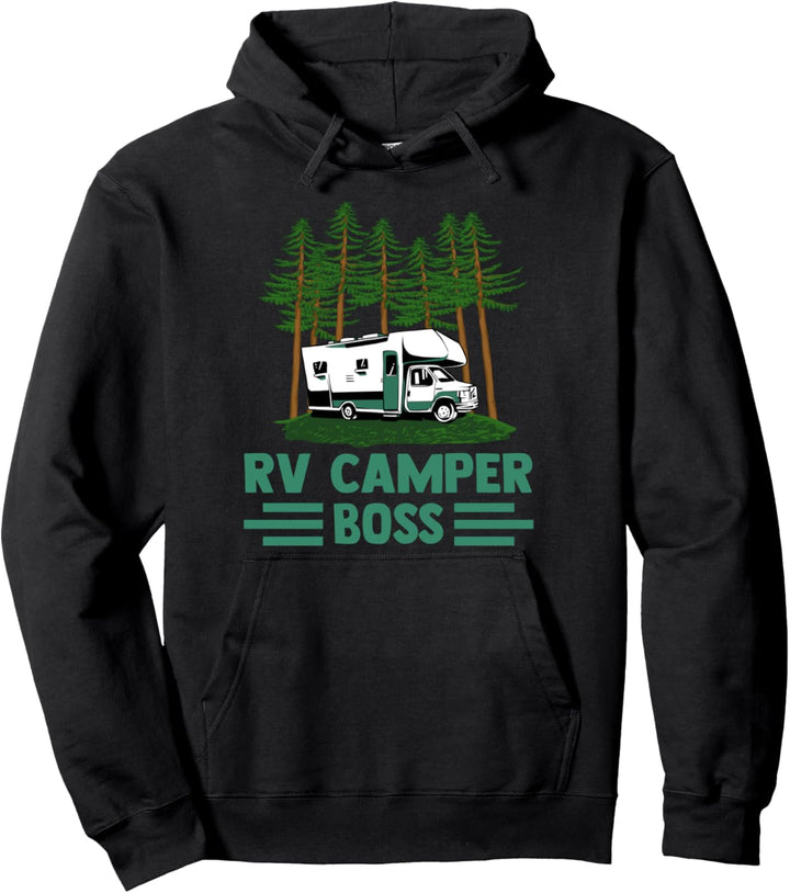 Wohnwagen Boss Camping - Caravan Camper Wohnmobil Pullover Hoodie
