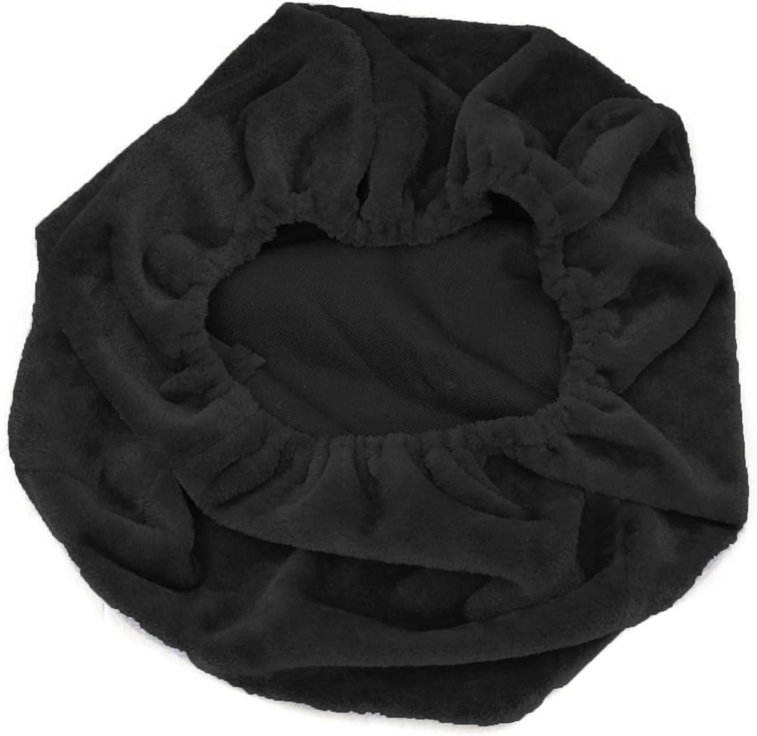 Haustiertreppe Hundetreppe, mit Stoffbezug, in Schwarz, 3 Stufen (1 x Haustiertreppe), 41 x 38 x 31