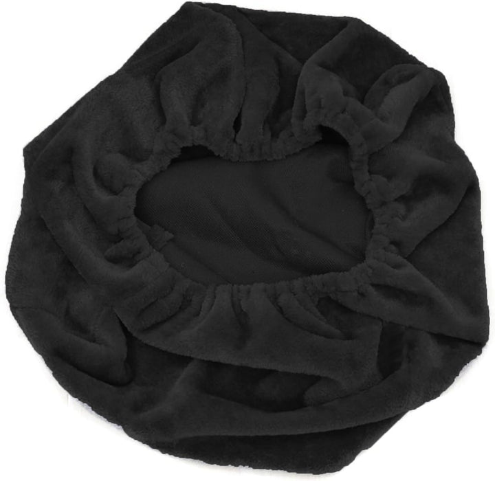 Haustiertreppe Hundetreppe, mit Stoffbezug, in Schwarz, 3 Stufen (1 x Haustiertreppe), 41 x 38 x 31