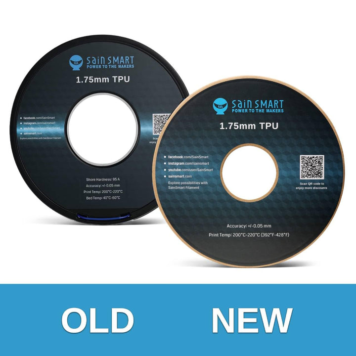 SainSmart TPU 3D-Drucker Filament, 1,75 mm, 0,8 kg, Grün, grün