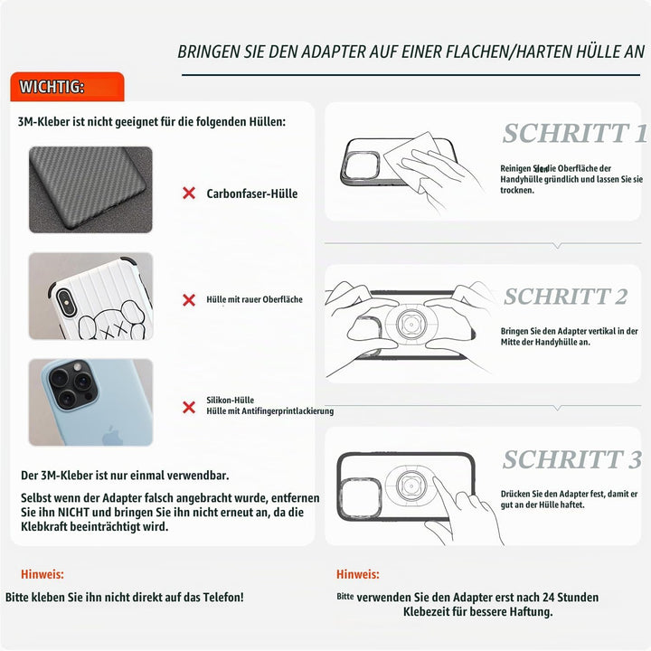 CQ Sincetop Handyhalterung Fahrrad, Motorrad Handyhalterung - Univeral Handy Fahrradhalterung, Stabi