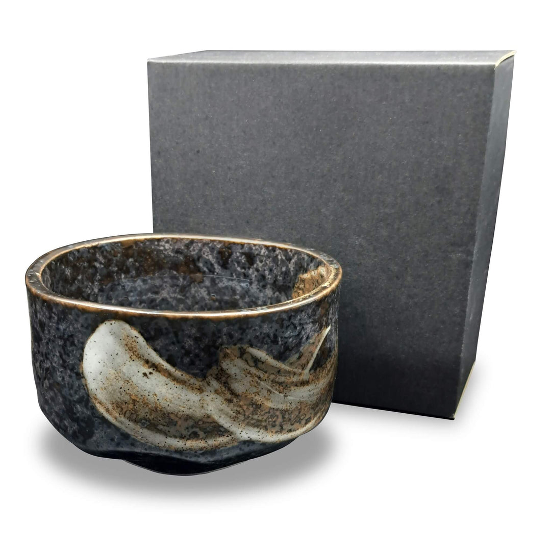 Japanische Matcha Schale Chawan Meisei handgemacht aus Keramik - Hergestellt in Japan - zur japanisc