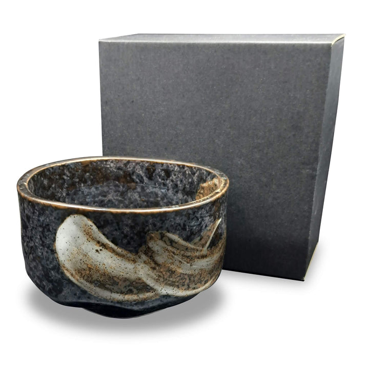 Japanische Matcha Schale Chawan Meisei handgemacht aus Keramik - Hergestellt in Japan - zur japanisc