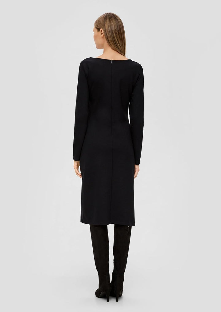 s.Oliver BLACK LABEL Jerseykleid aus Viskosemix, 9999