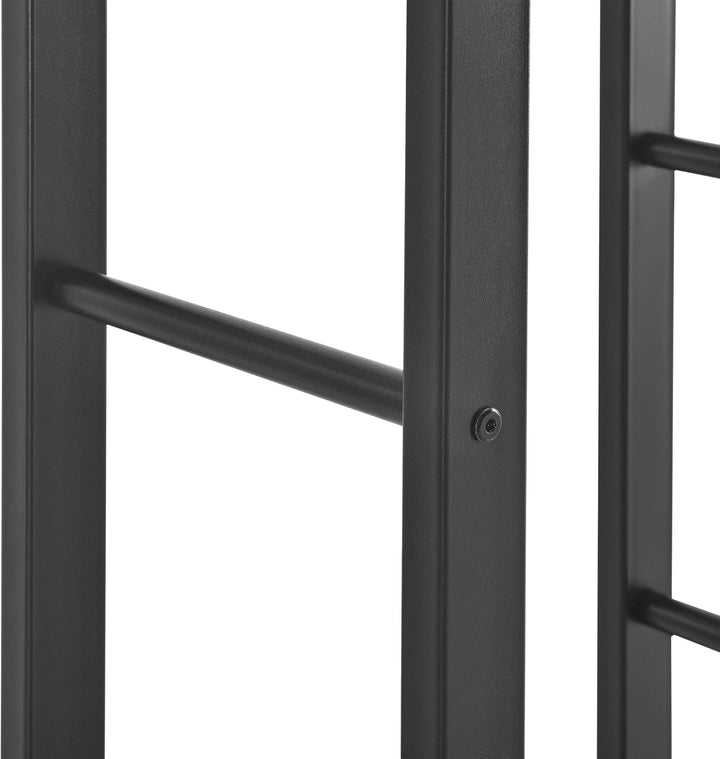 [en.casa] Kaminholzregal Täby Brennholzregal innen aussen Metall 80 x 25 x 150 cm Holzunterstand Sta