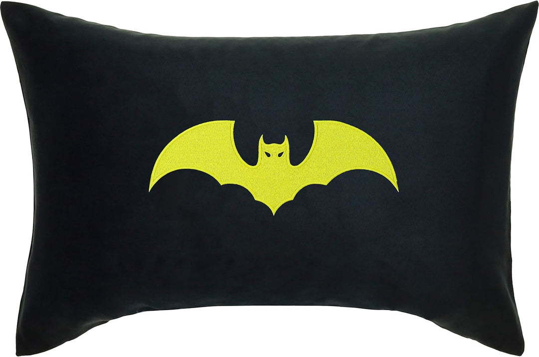 EXPRESS-STICKEREI Superhero Dekokissen Bettwäsche Fledermaus Bat Wohnzimmer Deko Superhelden Comic S