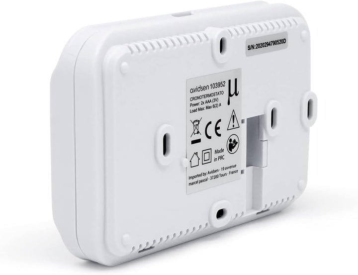 Avidsen 103952 Thermostat Digital weiss