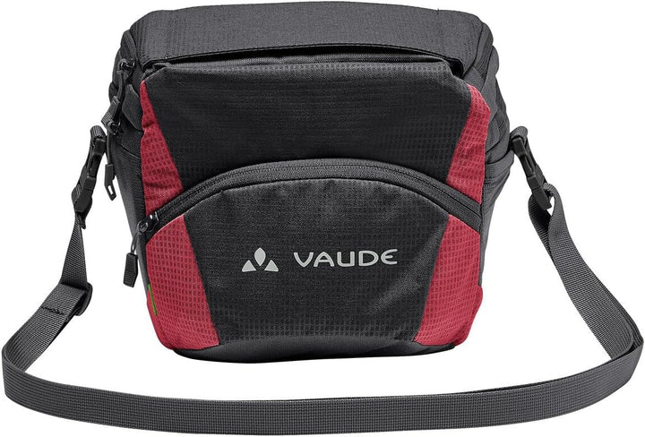 Vaude OnTour Box M (KLICKfix ready) Lenkertaschen Black/Carmine, Black/Carmine