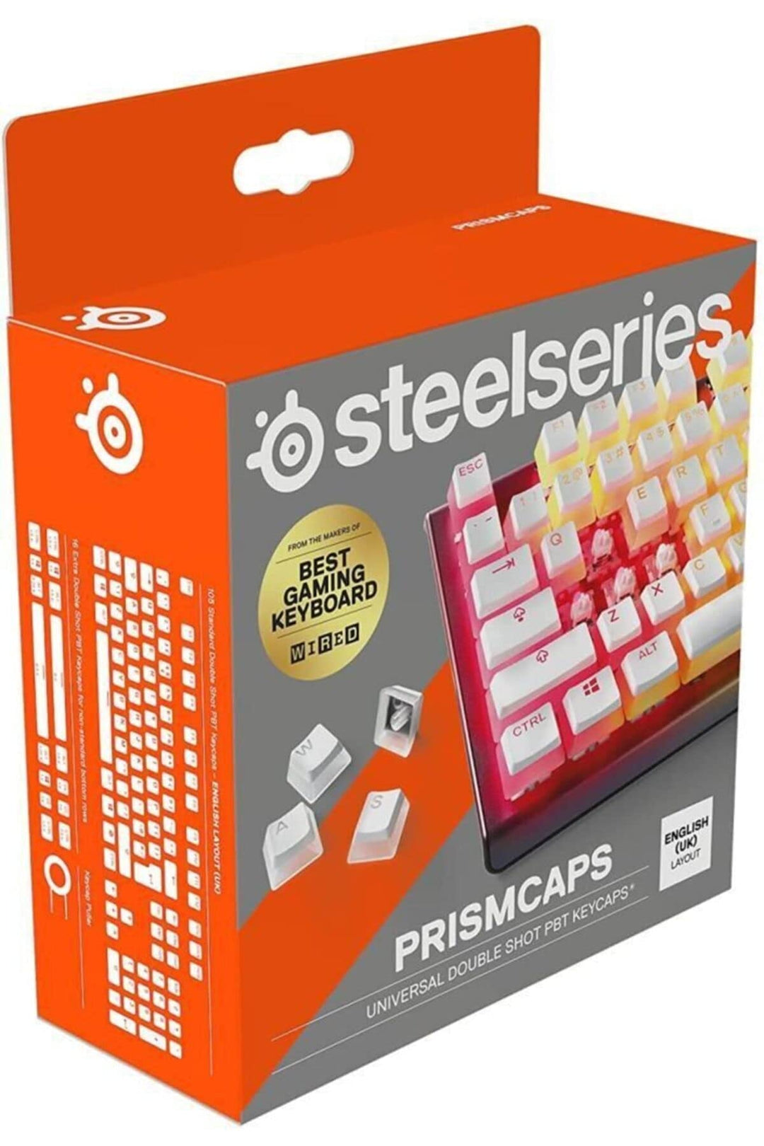 SteelSeries PrismCaps – Double-Shot-Tastenset mit „Pudding“-Optik – Kompatibilität mit allen gängige